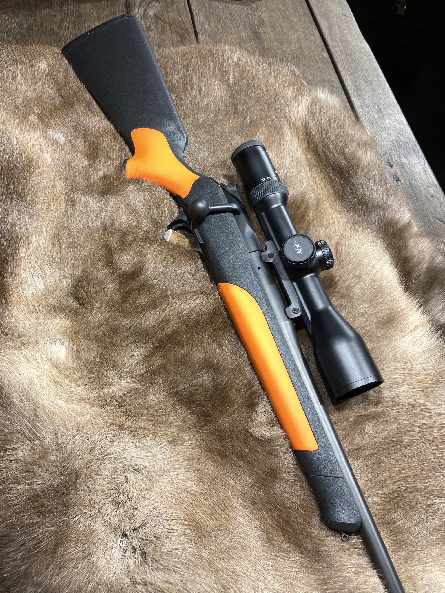 Blaser R8 professional black/orange 6,5x55/ .308 WM - Bilde 3